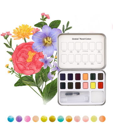 Good Watercolor Sets, Portable Watercolor Set, Good Watercolor Sets, Mini Travel Watercolor Set, Watercolor Half Pan, Watercolor Paints, Watercolor Set, Easy Watercolor Painting, Watercolor Painting Supplies, Pocket Watercolor Set, Grabie Watercolor, Grabie Watercolor Paint, Grabie Watercolor Paint Set, Grabie Best Watercolor Set, Grabie Watercolor With Brush, Grabie Art, Grabie Art Supplies, Grabie Watercolor With Brush